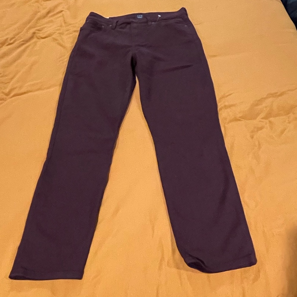 Citizens of Humanity Rocket Crop High Rise Skinny - Burgundy (27)